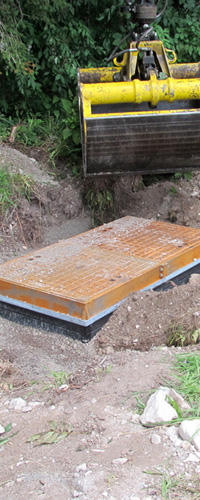 Kabelschacht von Tekutech im Einsatz