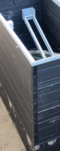 Detailansicht eines Tekutech Kabelschachts